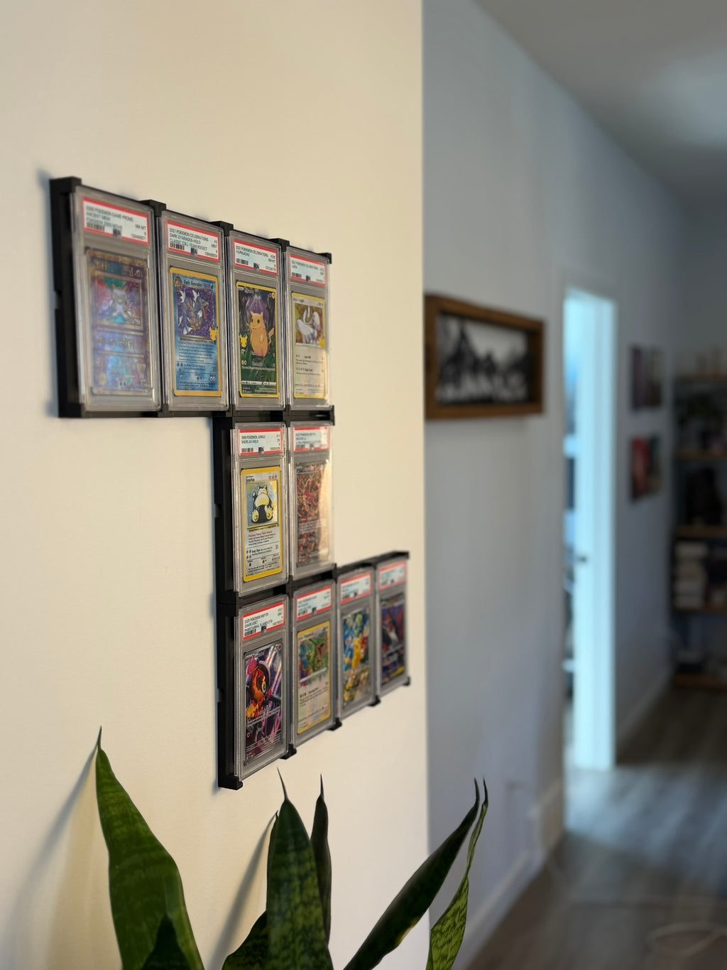 Modular Graded Pokémon Card Wall Display | Snap Together Card Frame System