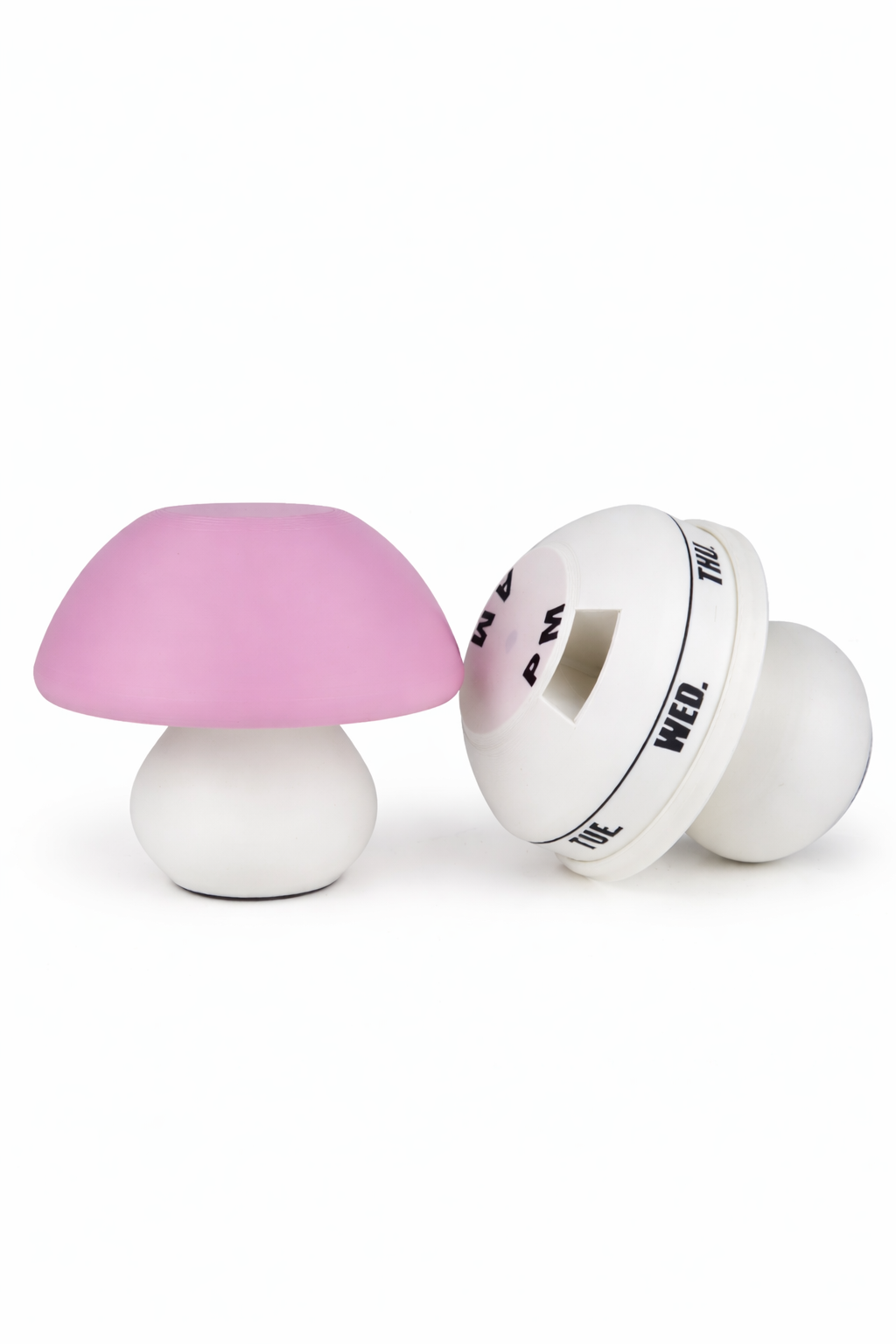 Mushroom Pill Organizer | Weekly AM PM Medication Case