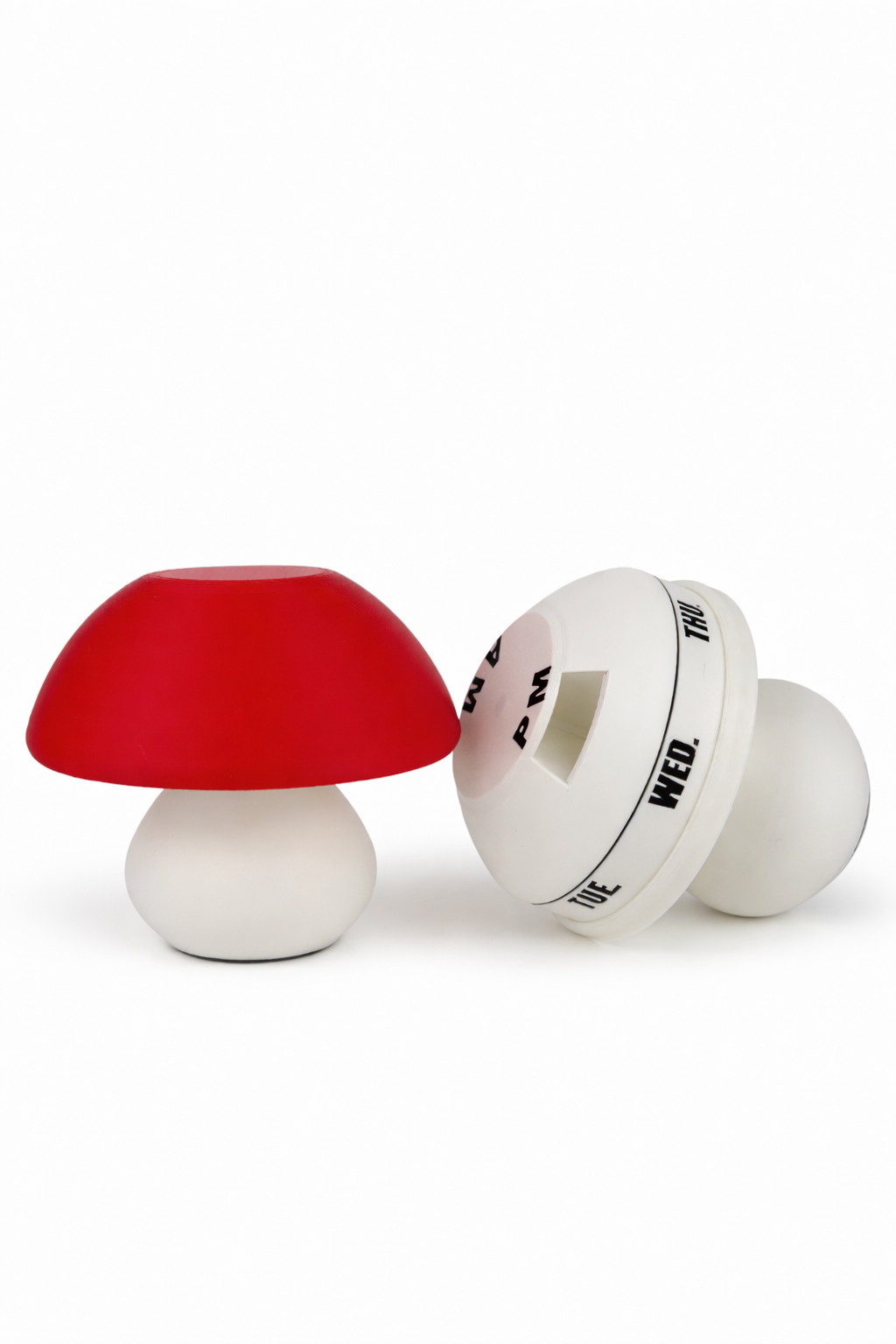 Mushroom Pill Organizer | Weekly AM PM Medication Case